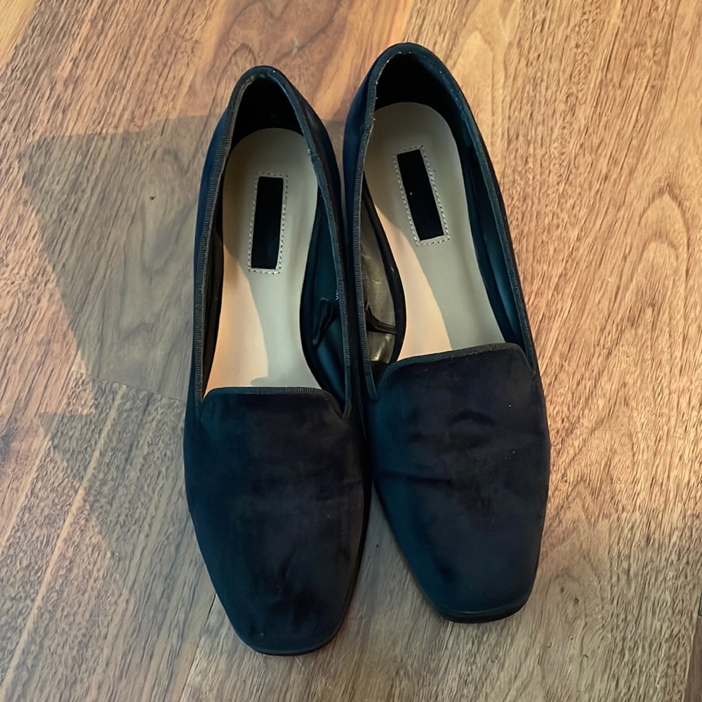 Velveteen loafers